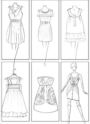 手绘之韵 服装设计中的灵魂草图